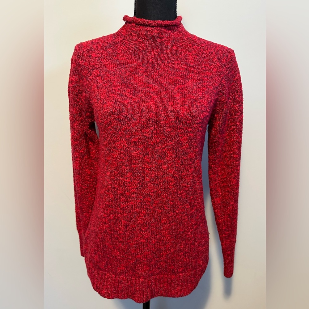 LL Bean Ragg roll neck sweater